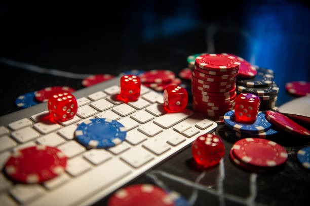 Player interface showing betting options and table limits